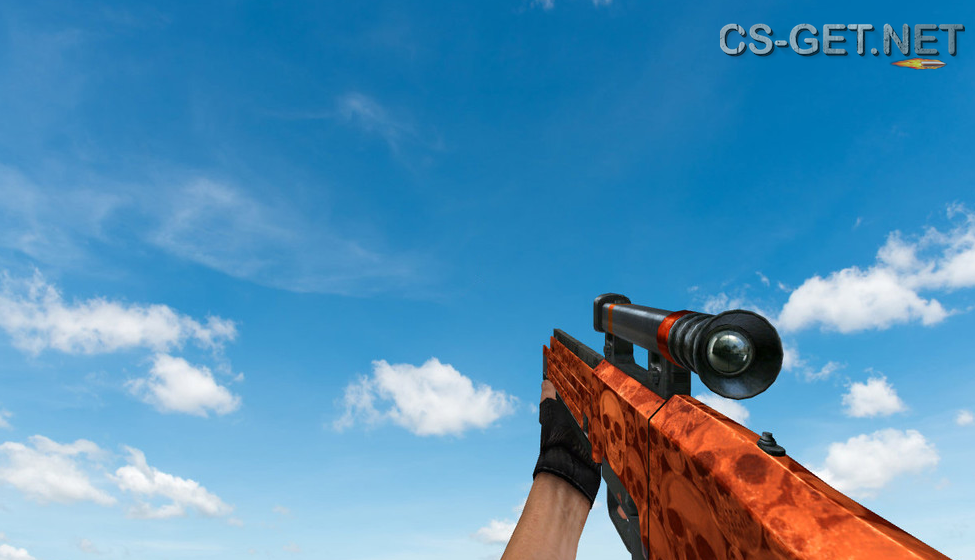 Модель «HK G11 Default Orange Skull» для CS 1.6