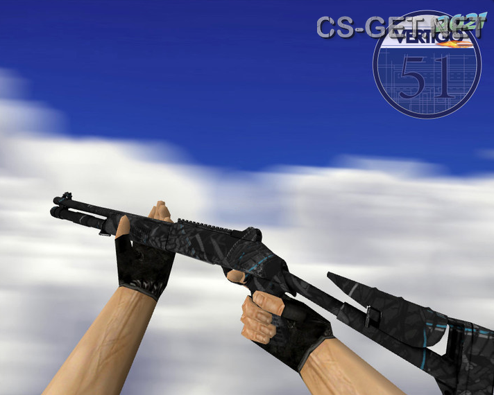 XM1014 | Синие покрышки (Blue Tire) для CS 1.6