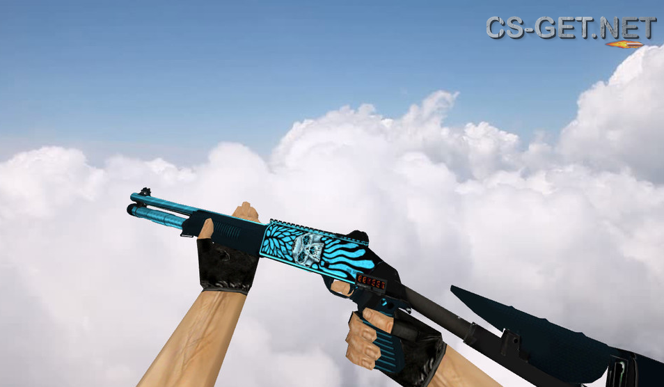 Модель «XM1014 Necromancer Frost» для CS 1.6