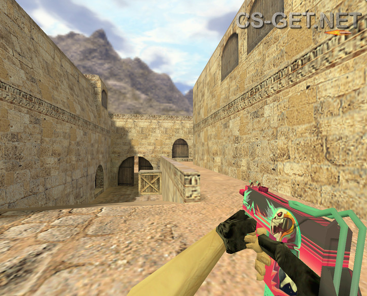 Модель «MAC-10 Неоновый гонщик» для CS 1.6