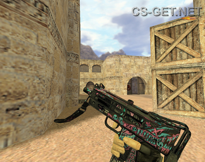 Модель «MAC-10 Псих» для CS 1.6