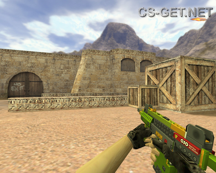 Модель «MAC-10 Лего» для CS 1.6