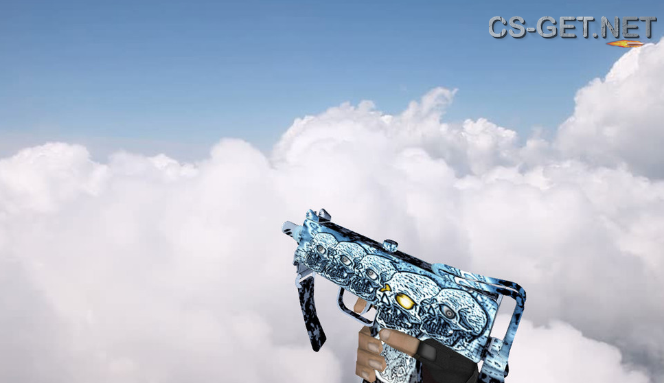 Модель «MAC-10 Diamond skull» для CS 1.6