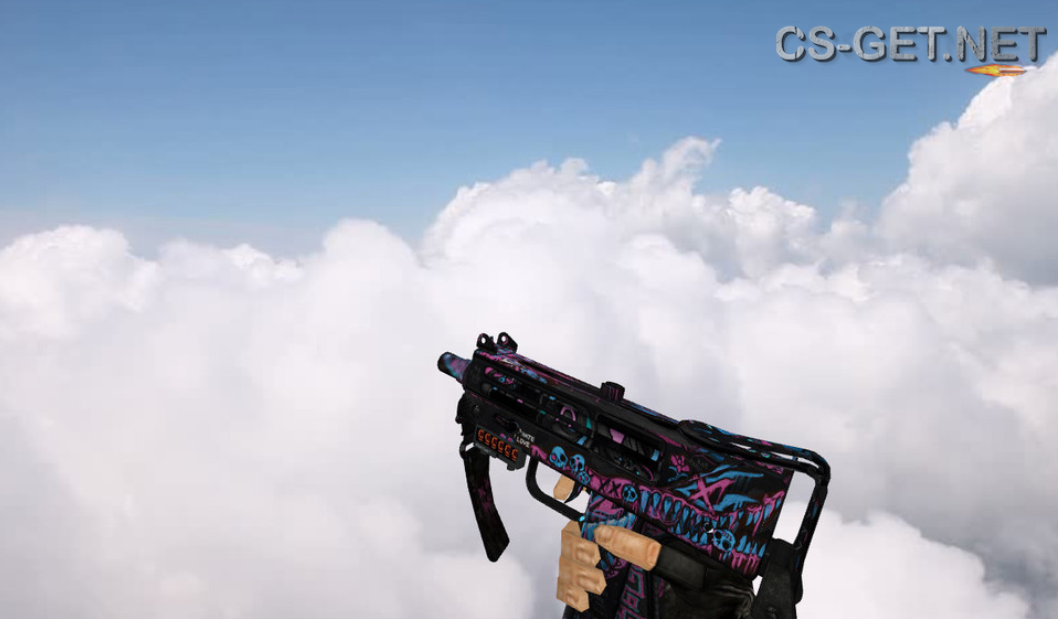 Модель «MAC-10 | Fever Dream (Psychopath)» для CS 1.6
