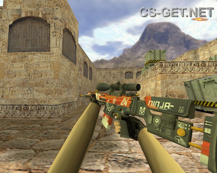 Модель «SCAR Кровавый спорт» для CS 1.6