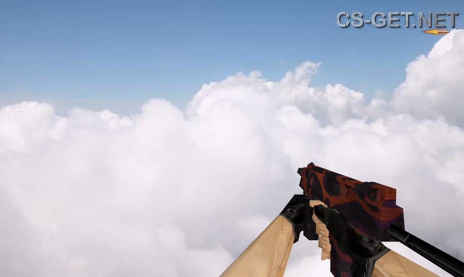 Модель «MP9 | Рубиновый ядовитый дротик» для CS 1.6