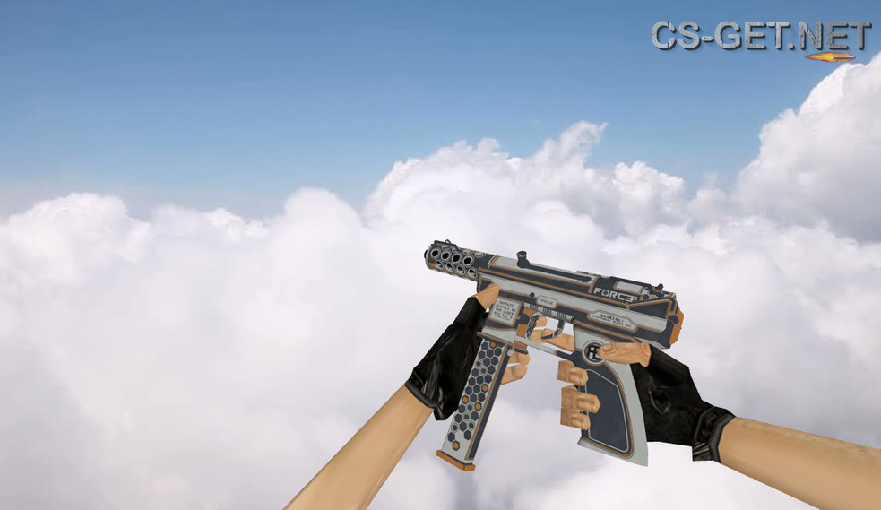 Модель «TEC-9 Force Orange» для CS 1.6