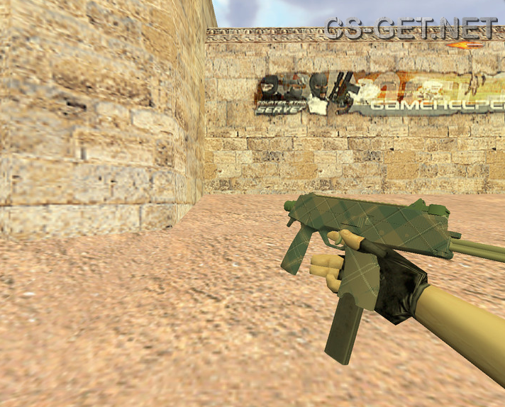 Модель «MP9 Зеленая клетка» для CS 1.6
