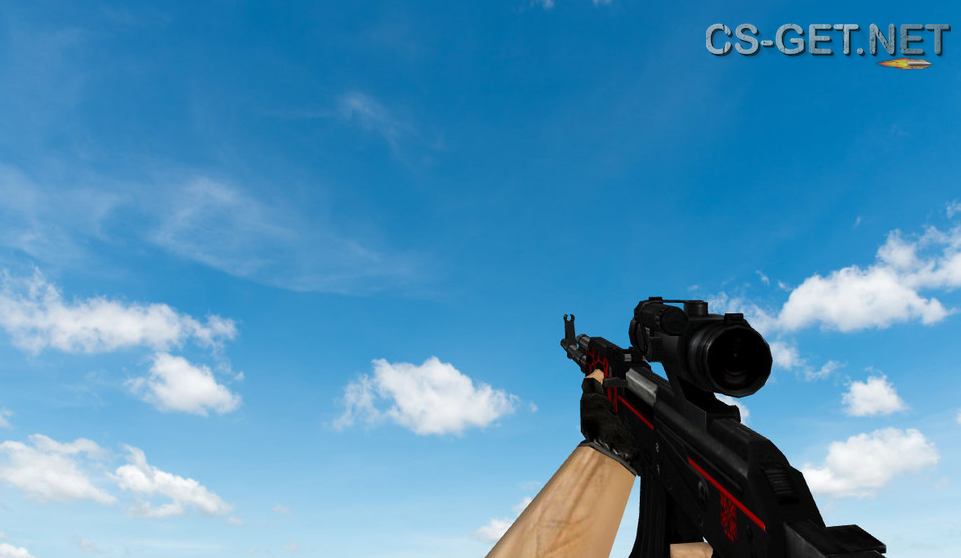 Модель «AK74 | Красная линия» для CS 1.6