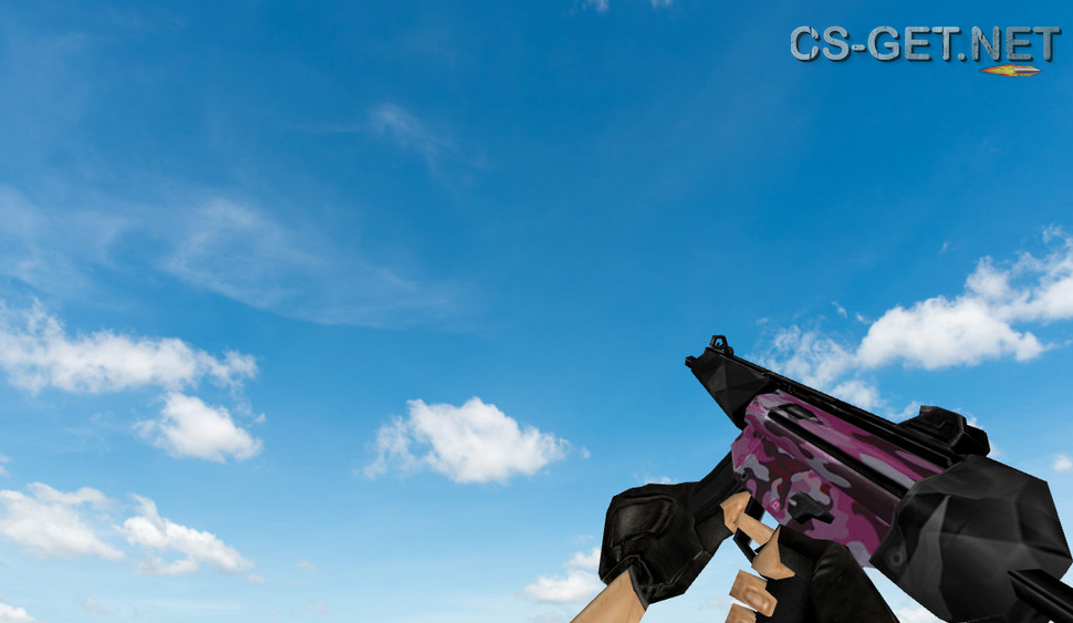 Модель «MP5 Pink Camo» для CS 1.6