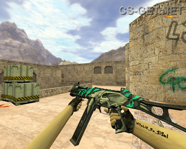 Модель «UMP-45 Первобытный саблезуб» для CS 1.6