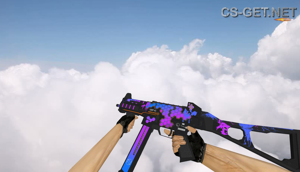 Модель «UMP-45 Cyberpunk» для CS 1.6