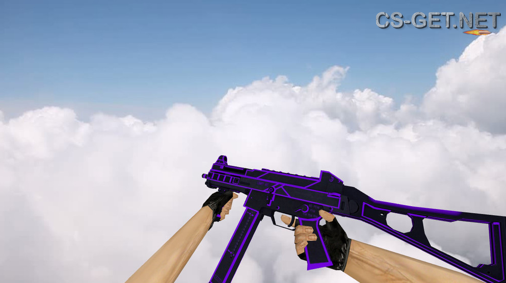 Модель «UMP-45 Bee Sting Purple» для CS 1.6