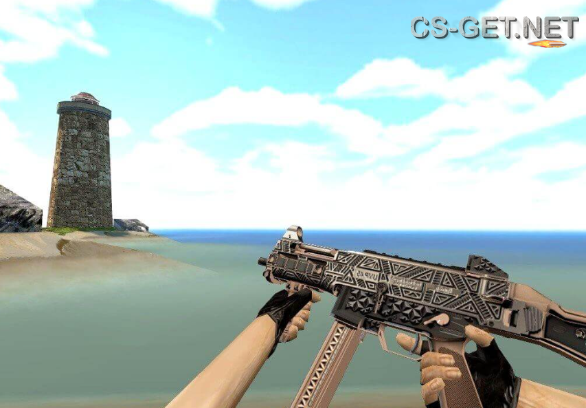 Модель «UMP-45 | Treаd» для CS 1.6