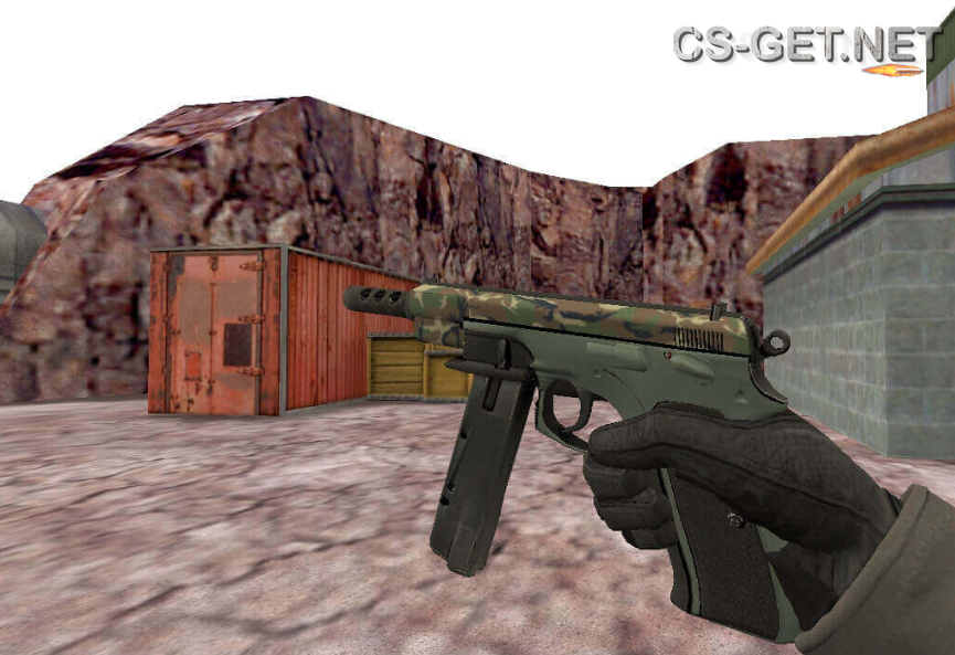 Модель «CZ75-Auto | Армейский блеск» для CS 1.6