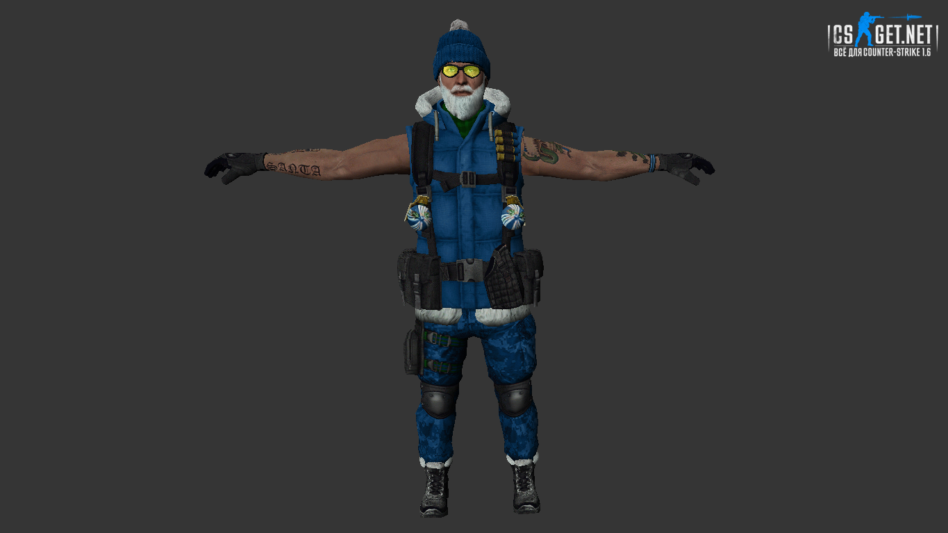 Модель "Battle Santa КТ/ТТ" для CS 1.6