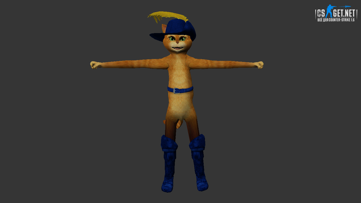 Модель "Кот в сапогах КТ/ТТ" для CS 1.6