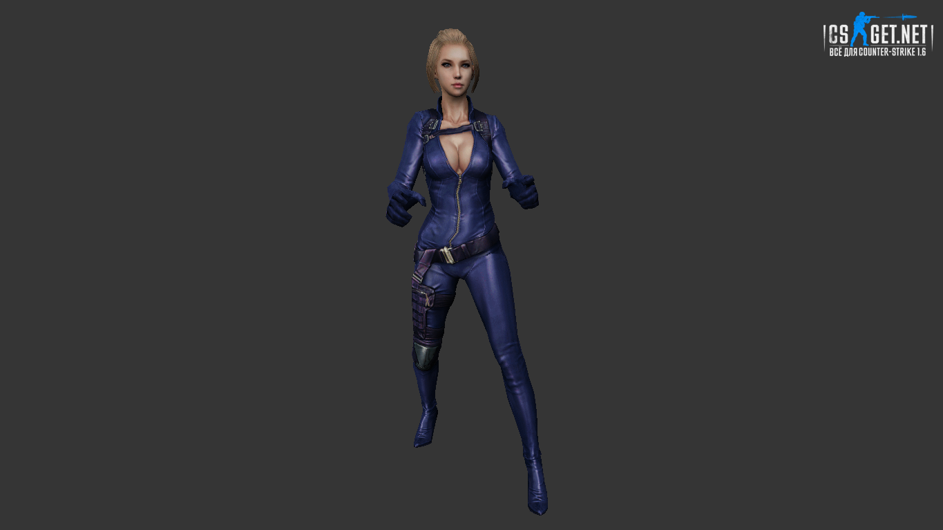Модель девушки КТ/ТТ для CS 1.6