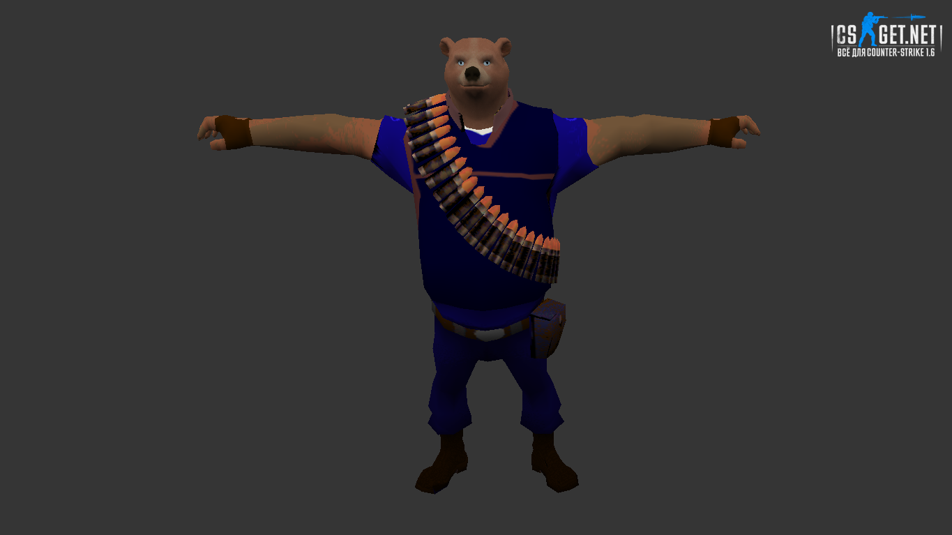 Модель "Медведь КТ/ТТ" для CS 1.6