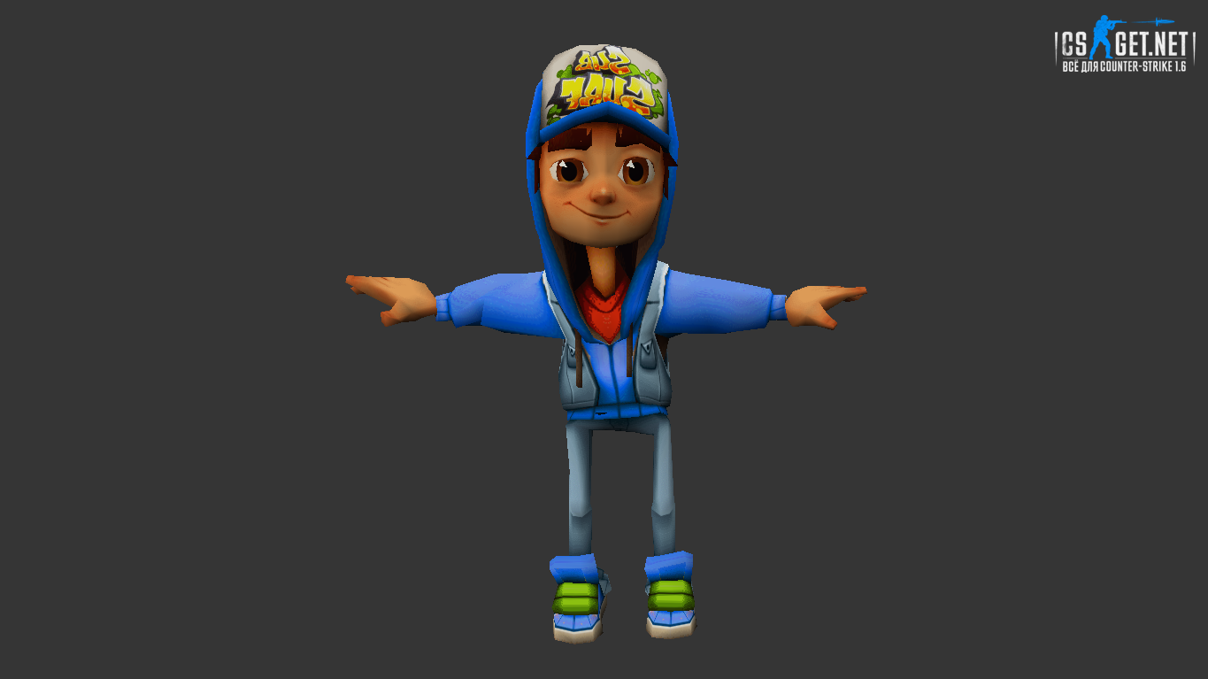 Модель "Subway Surfer КТ/ТТ" для CS 1.6