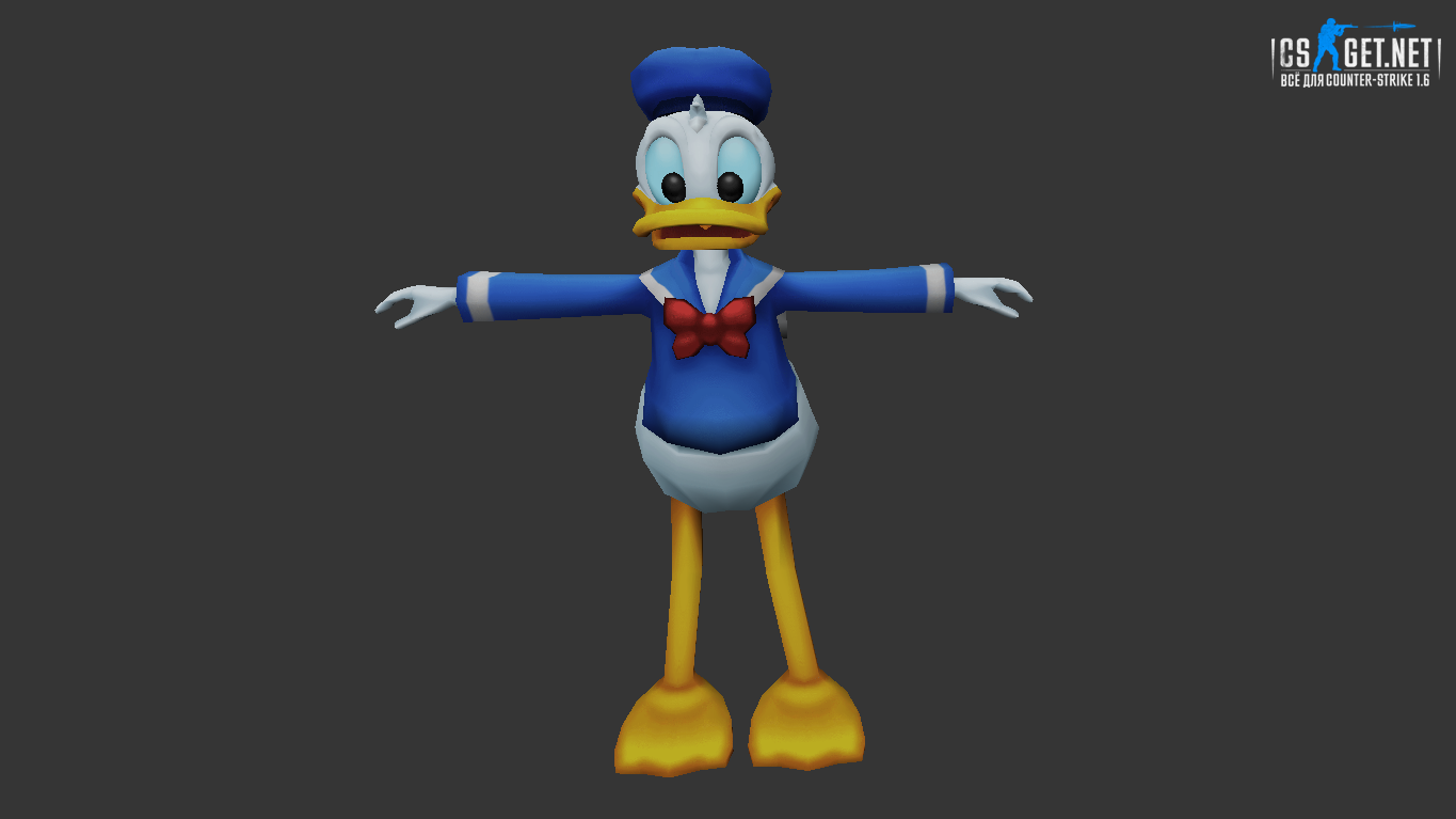 Модель "Donald Duck КТ/ТТ" для CS 1.6