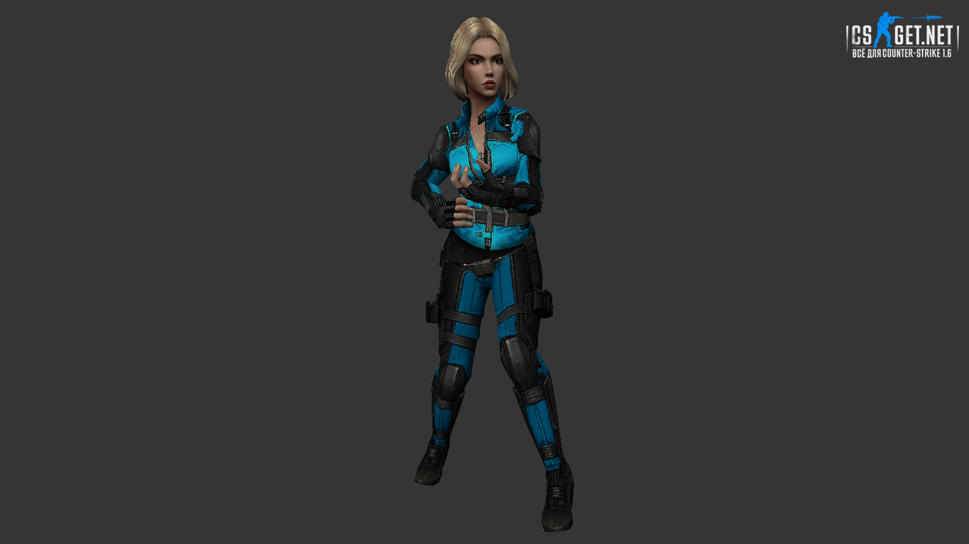 Модель девушки КТ/ТТ для CS 1.6