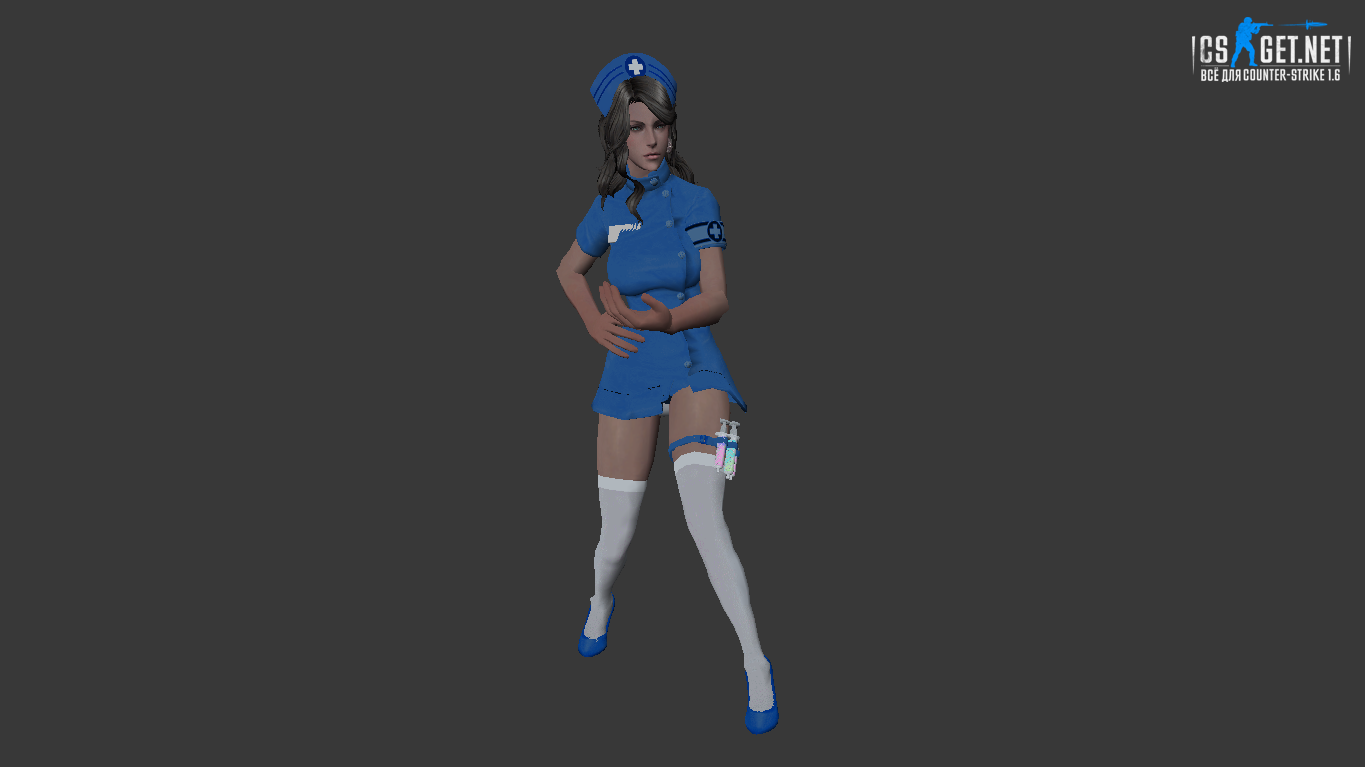 Модель "Медсестра КТ/ТТ" для CS 1.6