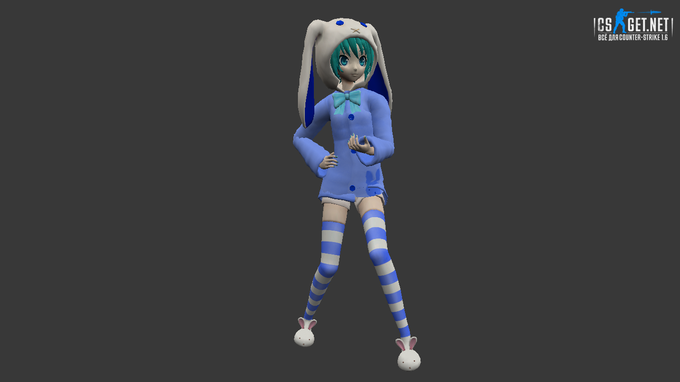 Модель "Girl Rabbit КТ/ТТ» для CS 1.6