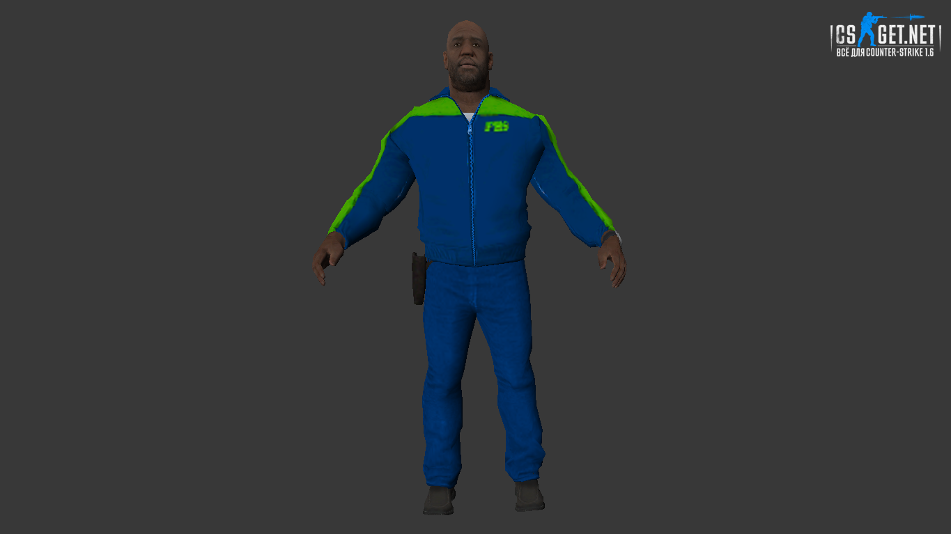 Мужская модель Тренер L4D2 для CS 1.6