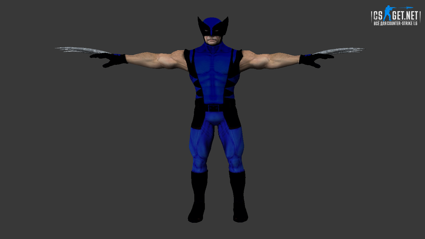 Мужская модель Росомаха для CS 1.6