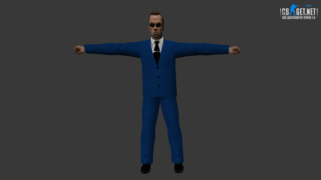 Мужская модель Агент Смит для CS 1.6