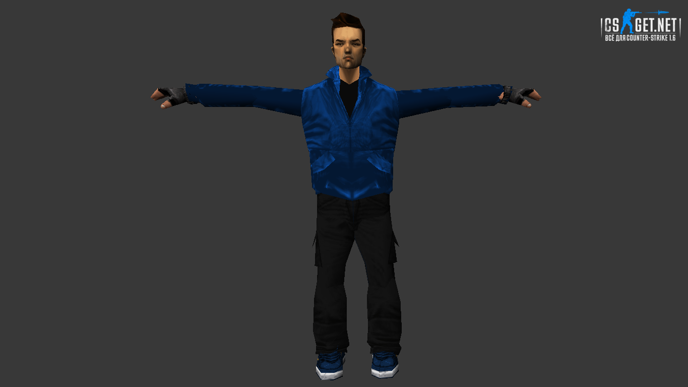 Мужская модель Клод Спид для CS 1.6