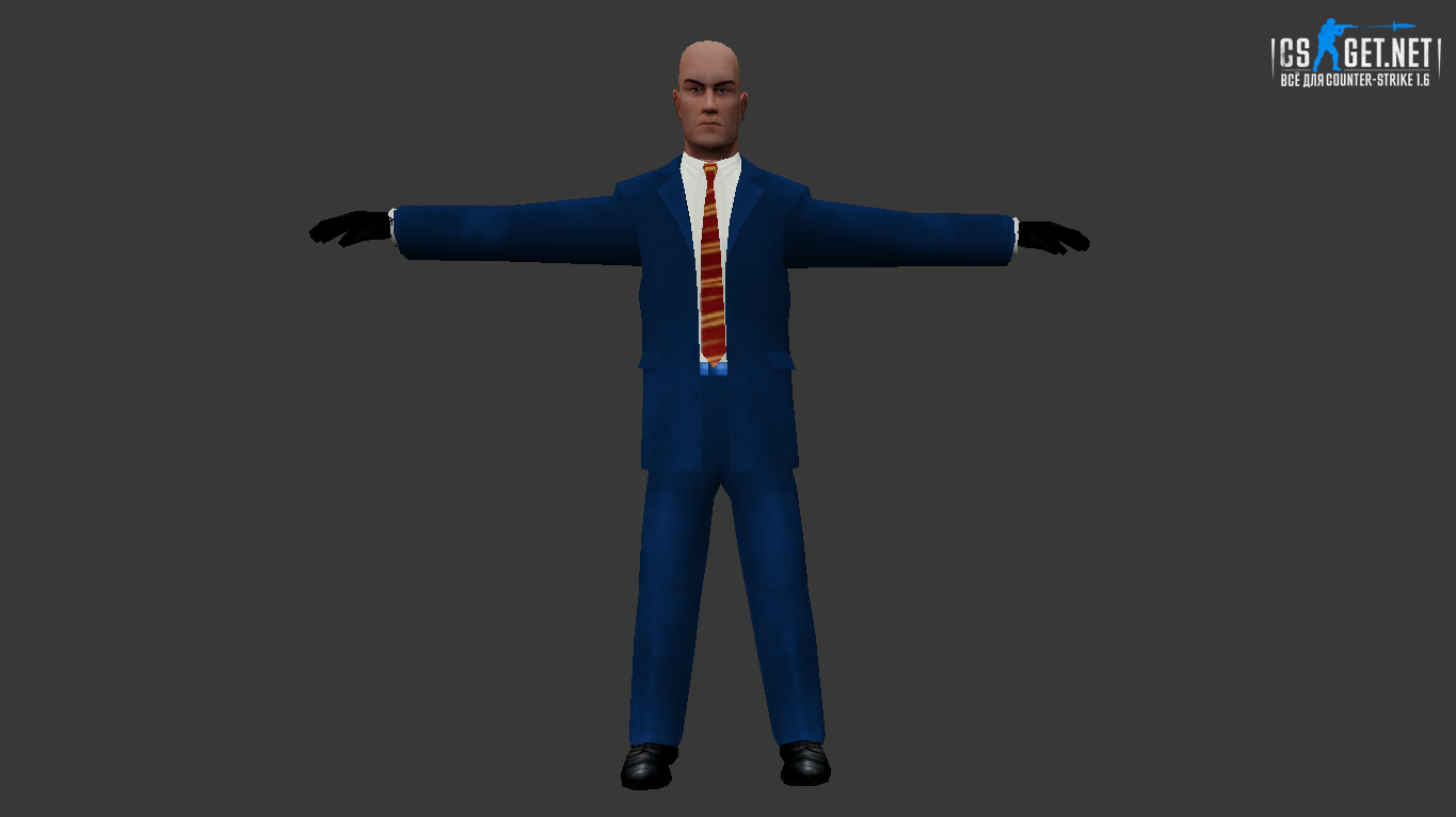 Мужская модель Хитман для CS 1.6