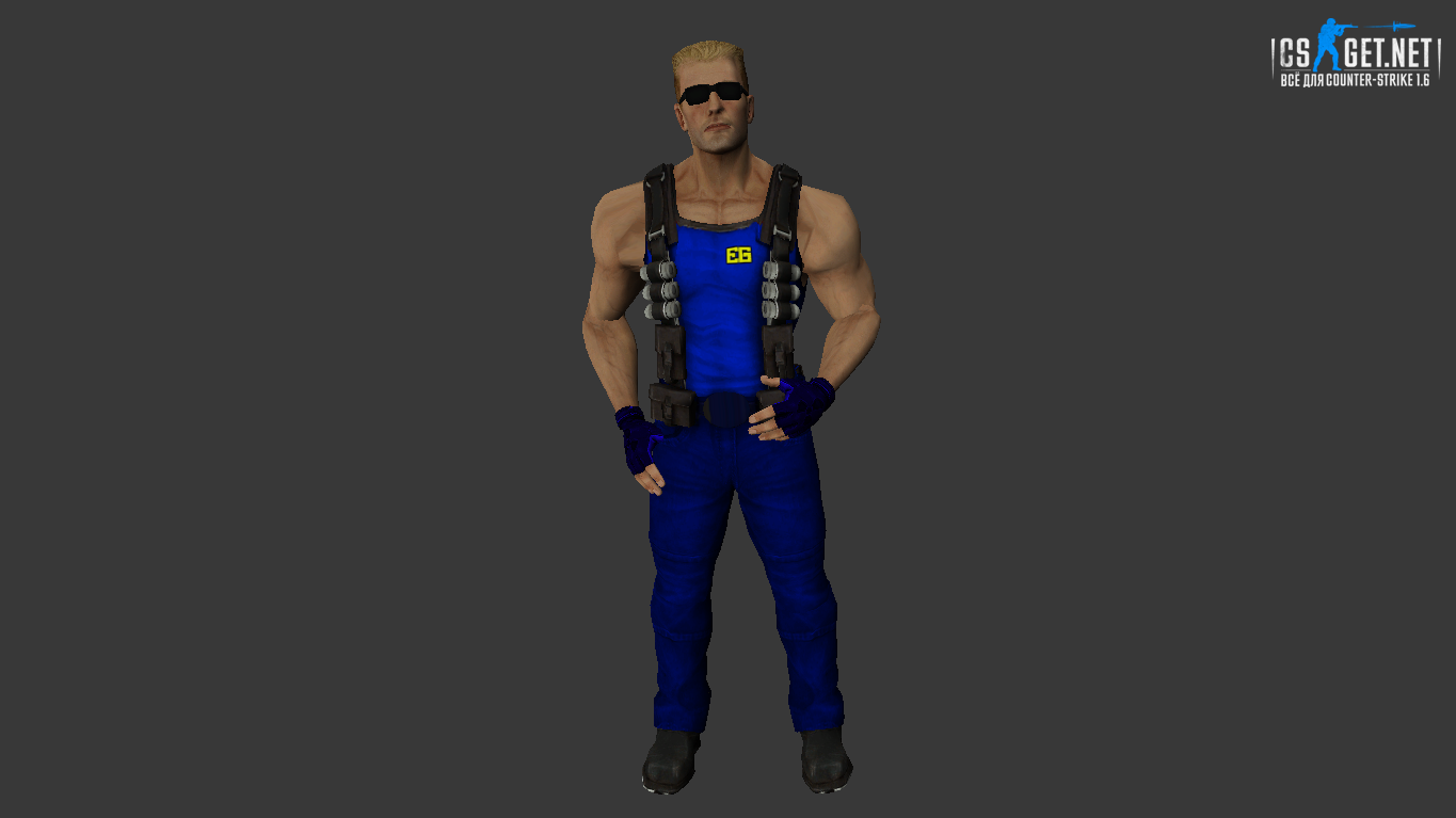Мужская модель Дюк Нюкем для CS 1.6