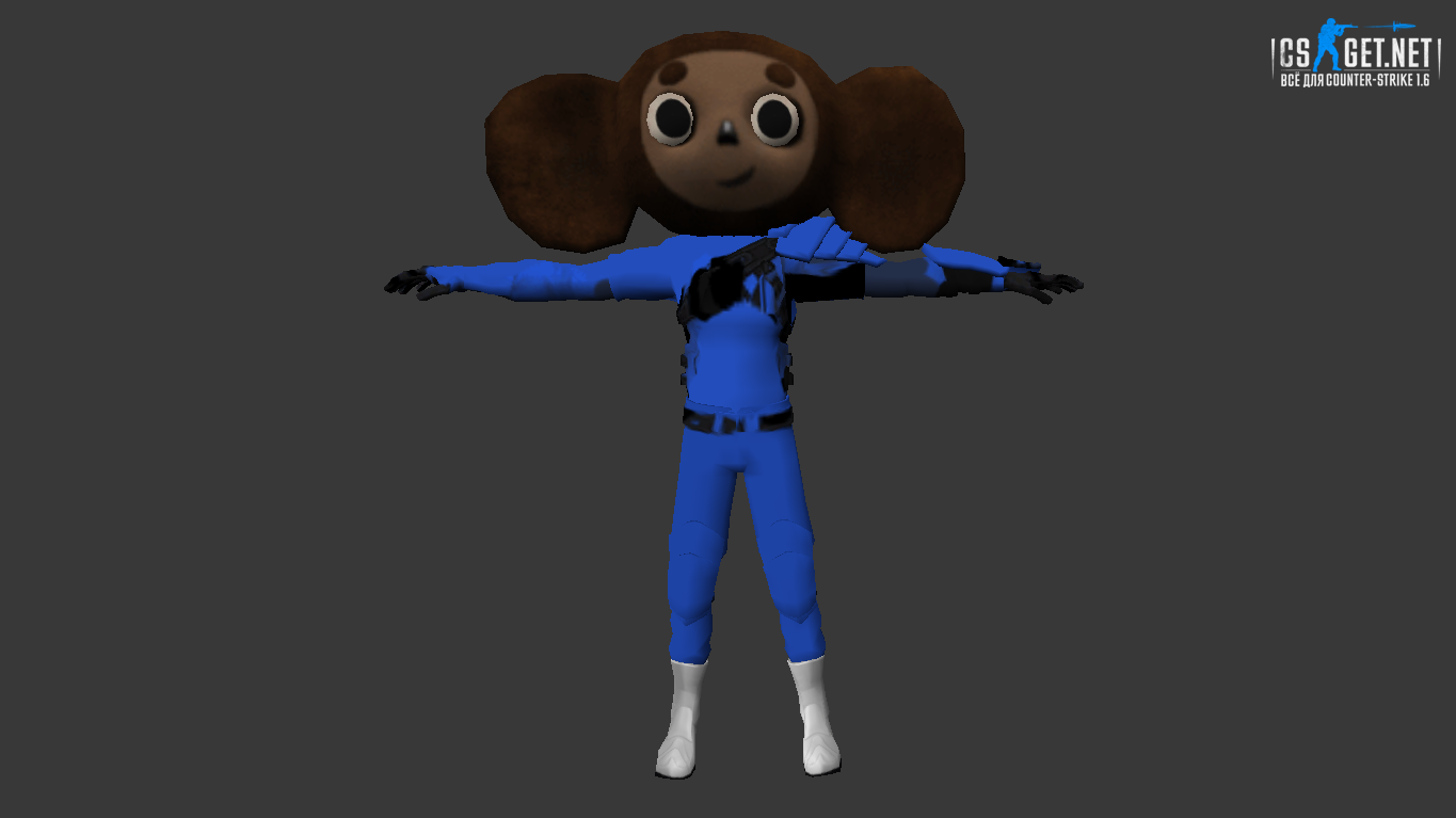 Мужская модель Чебурашка для CS 1.6