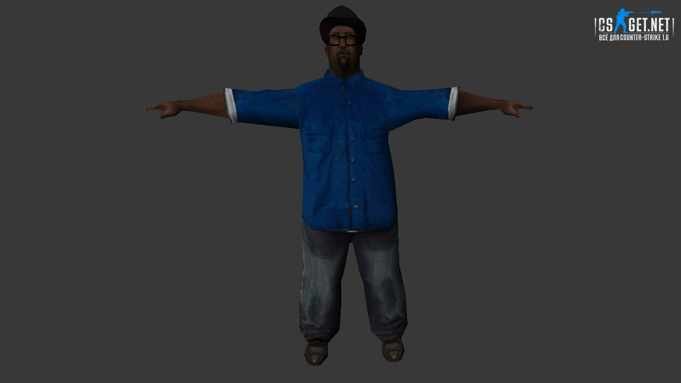 Мужская модель Биг Смоук для CS 1.6