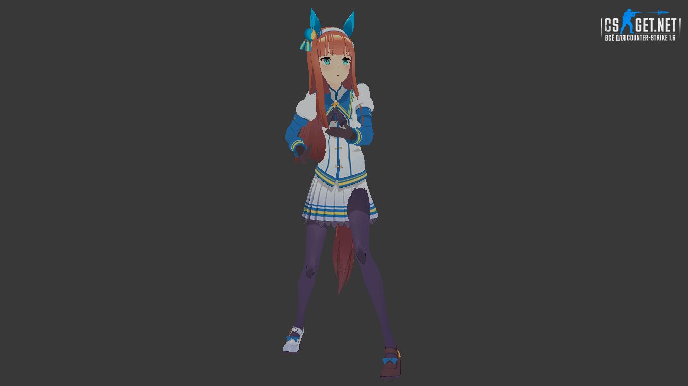 Женская модель Анимешка для CS 1.6