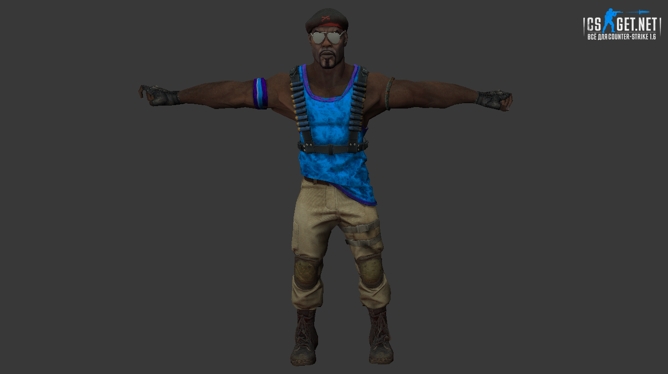 Мужская модель Mangos Dabisi для игры CS 1.6