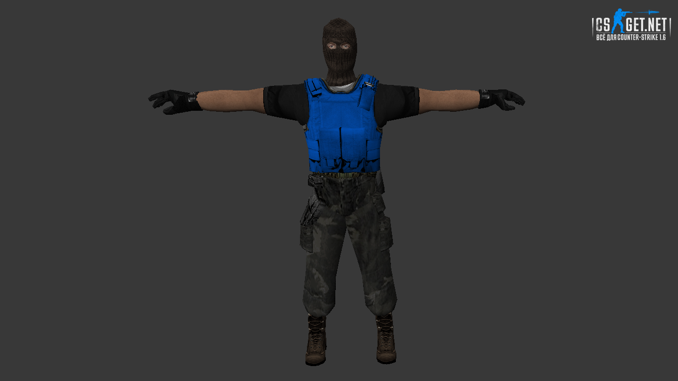 Мужская модель Terrorist Phoenix CS:GO для CS 1.6