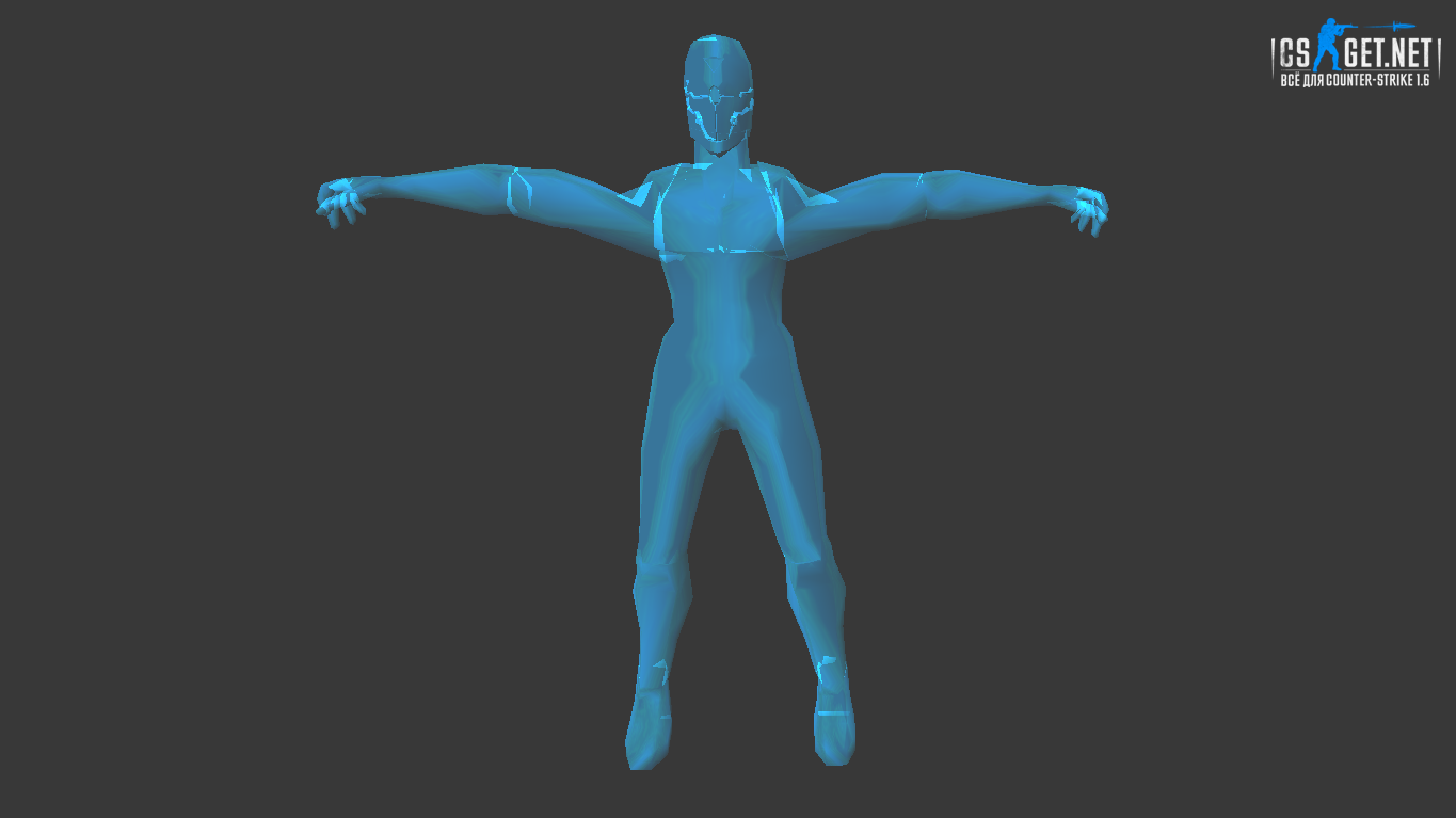 Мужская модель Призрак для CS 1.6