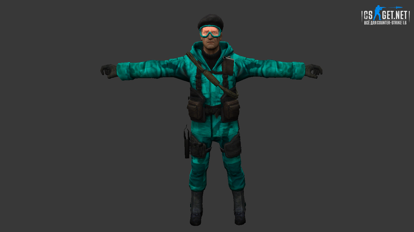 Мужская модель Ain Berg для CS 1.6