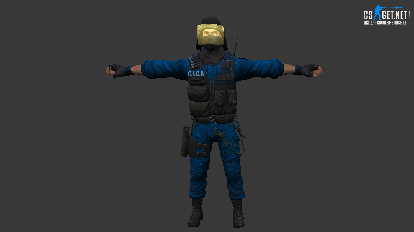 Мужская модель Jean Pierre для CS 1.6