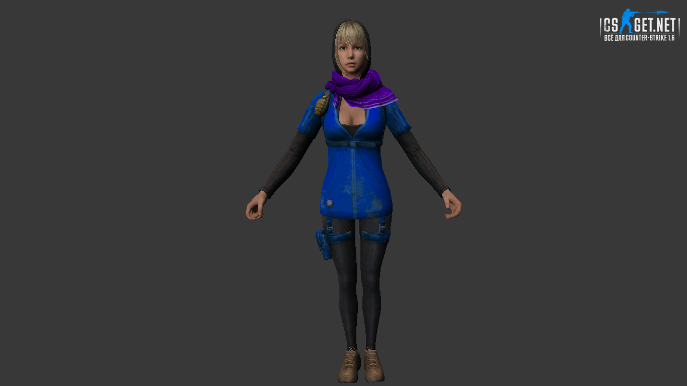 Женская модель Mila для CS 1.6
