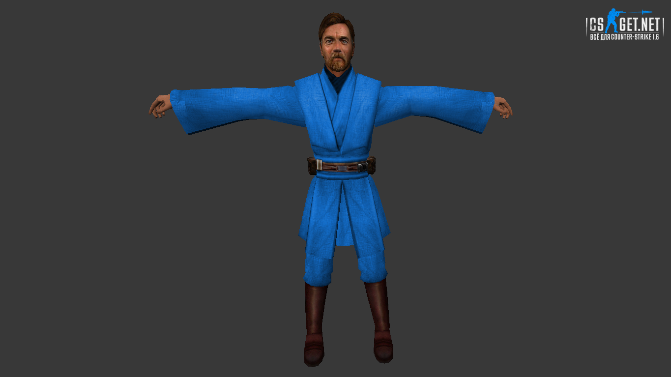 Мужская модель Оби-Ван Кеноби для CS 1.6