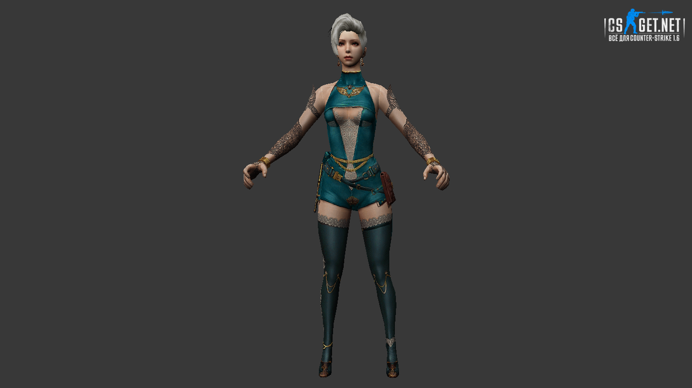 Женская модель Runaway Female для CS 1.6