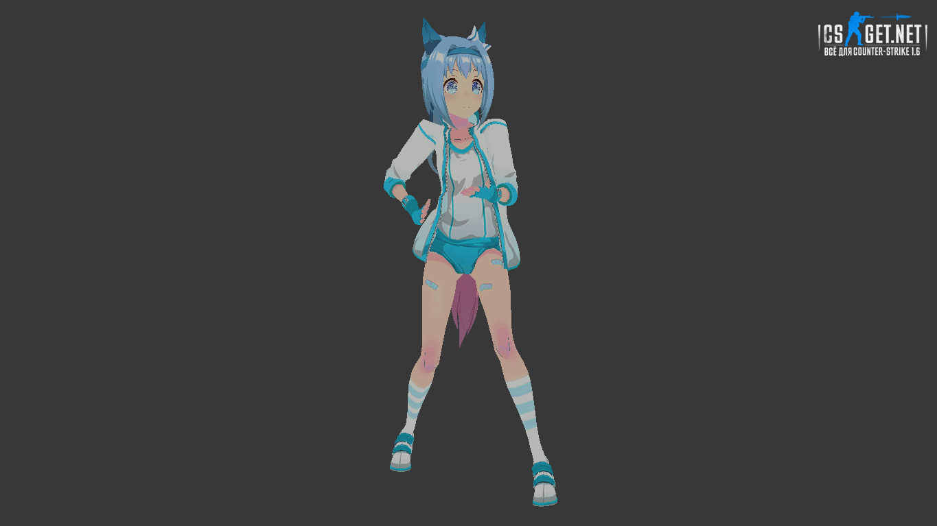 Женская модель Haru Urara для CS 1.6