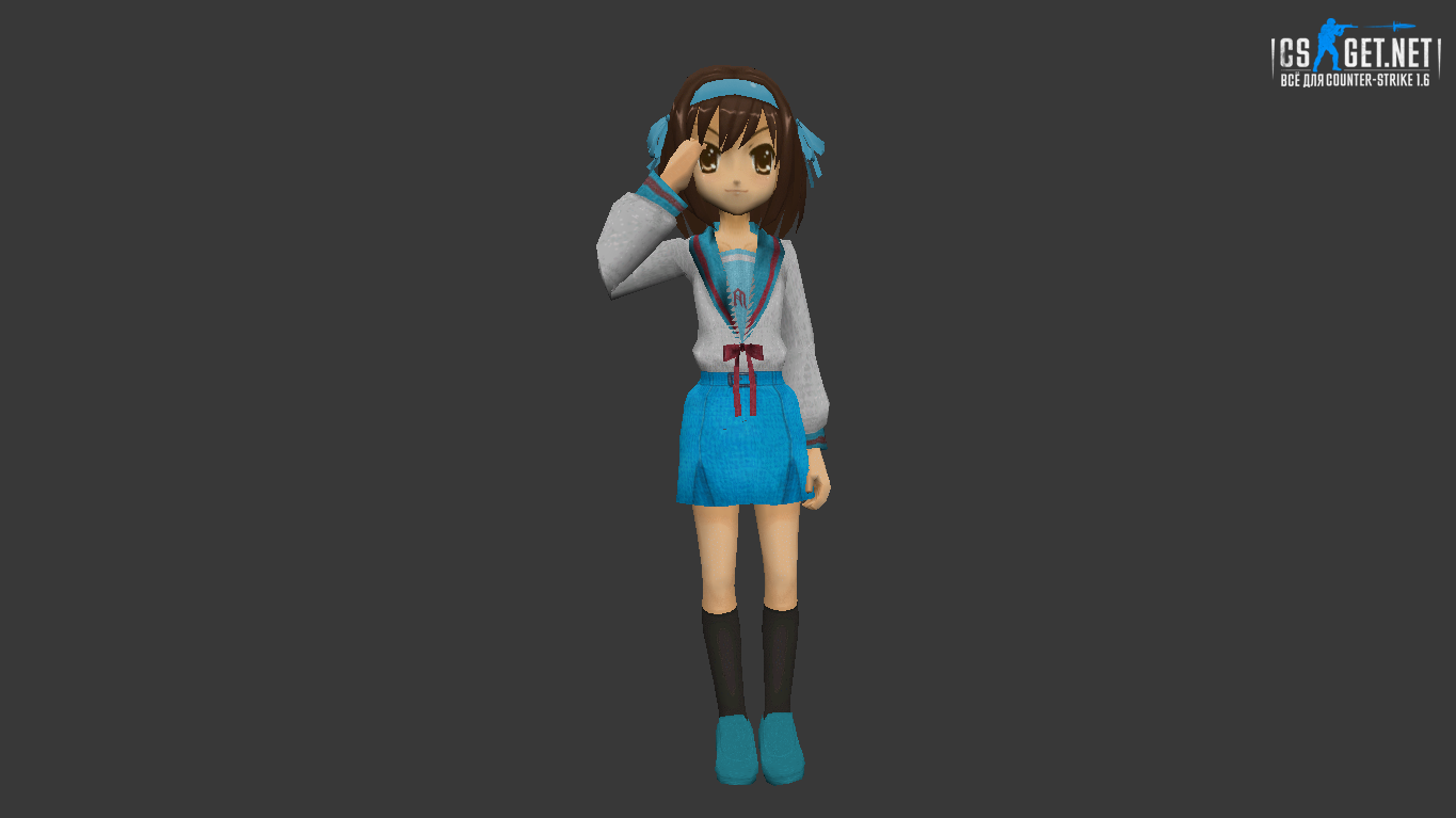 Женская модель Haruhi для CS 1.6