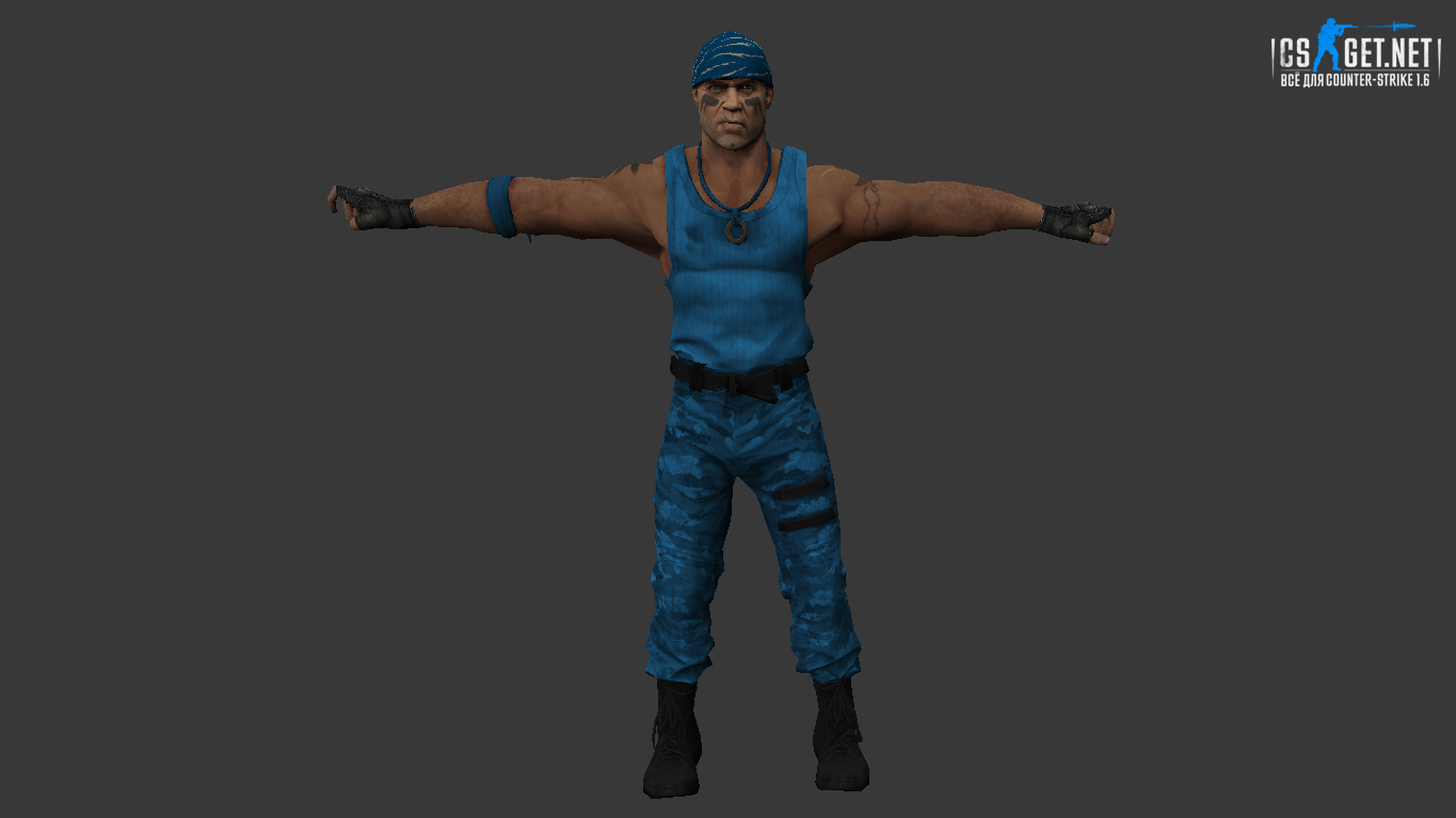 Мужская модель Arno для CS 1.6