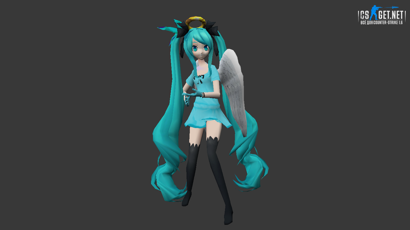Женская модель Angel Miku для CS 1.6