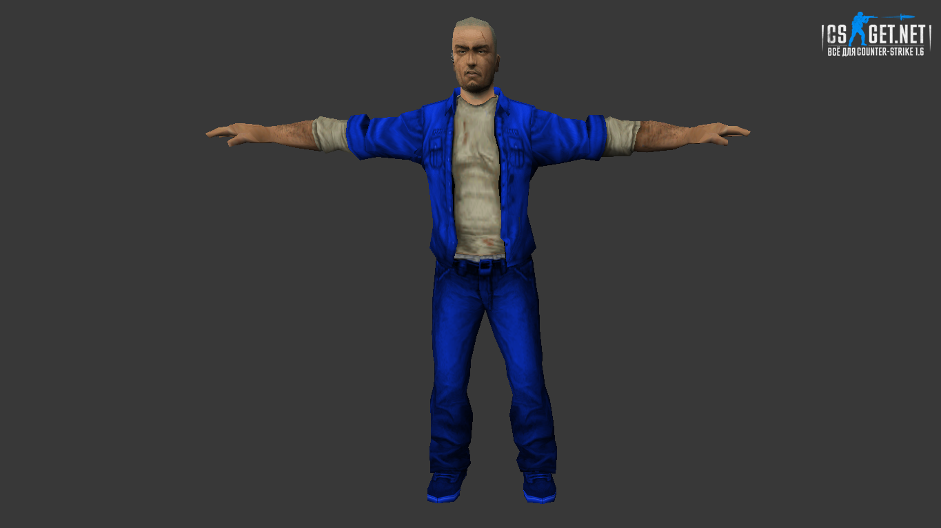 Мужская модель James Earl Cash для CS 1.6